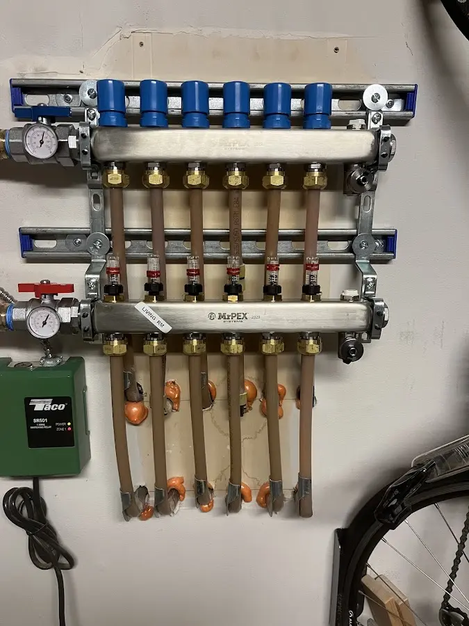 Plumber performing Leak Detection at a residential property in Van Alstyne